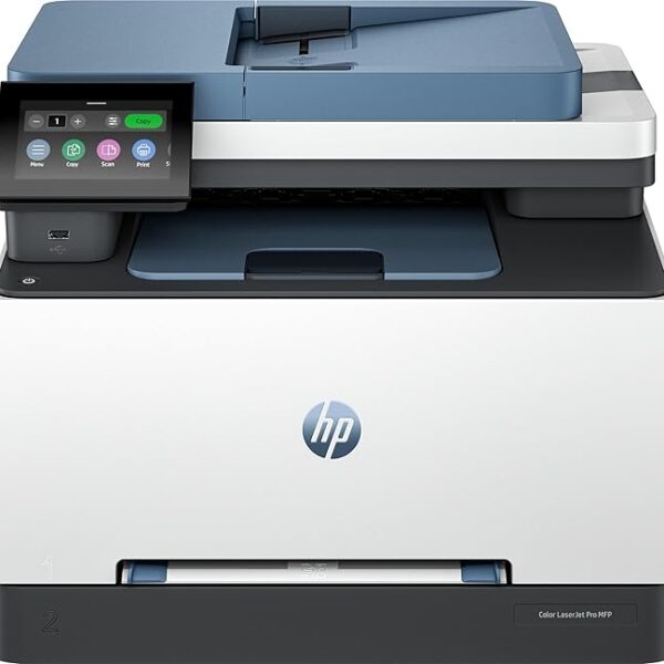 HP Color LaserJet Pro MFP 3303sdw, Print, copy, scan, Printer for Small medium business, Wireless, Print from phone or tablet, Two-sided printing, Scan to PDF, Touchscreen, Dark Surf Blue - 499M6A