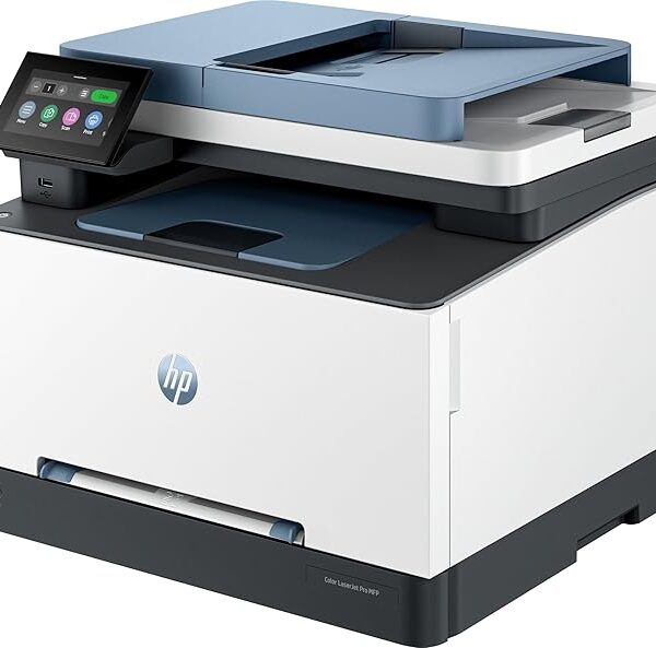 HP Color LaserJet Pro MFP 3303fdw, All In One Printer, Print, copy, scan, fax, Printer for Small medium business, Wireless, Print from phone or tablet, Touchscreen, Dark Surf Blue - 499M8A