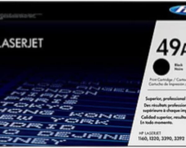 Q5949A/49A Black Original Laser Toner Cartridge Compatible with HP LaserJet 1160, 1320, 3390, 3392 Brand: Generic