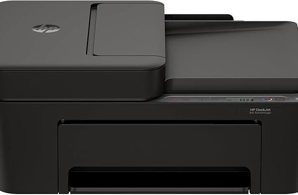 HP DeskJet Ink Advantage 4376 All-in-One Printer, Color Printer for Home, Print, copy, scan, Wireless, Print from phone or tablet, Automatic document feeder, Cement - 89G05C