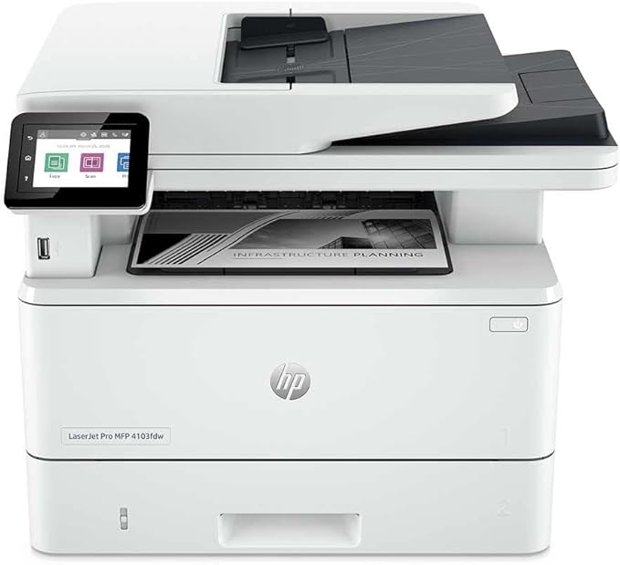 All-in-One HP LaserJet Pro 4103FDW 2Z629A#696 Visit the HP Store