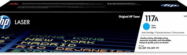 HP 117A Cyan Original Laser Toner Cartridge [W2071A]