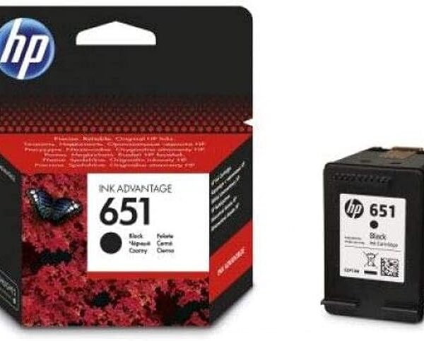 HP 651 Black Original Ink Cartridge (C2P10AE)