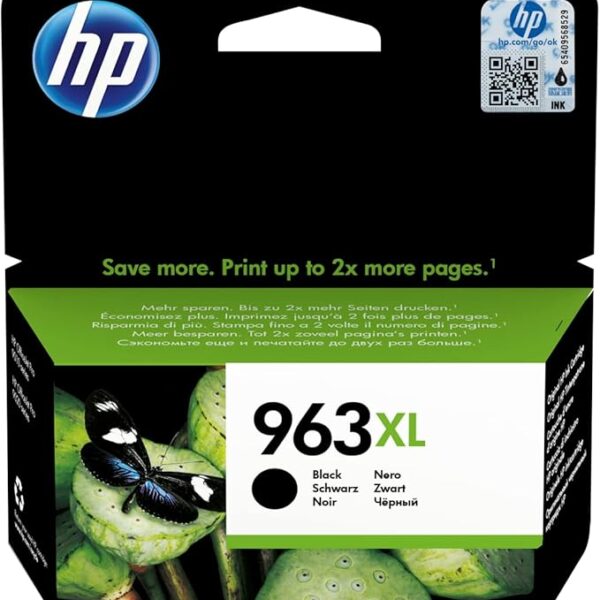 HP 963XL High Yield Black Original Ink Cartridge [3JA30AE] Visit the HP Store