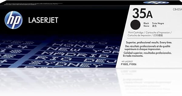 HP 35A Black Original LaserJet Toner Cartridge - CB435A