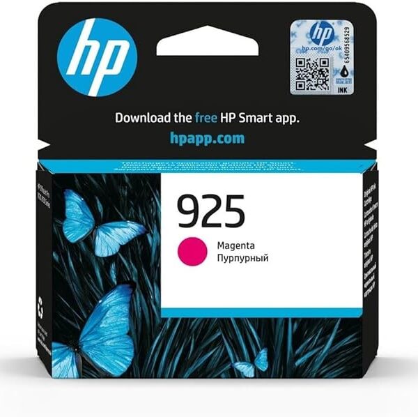 HP 925 Magenta Original Ink Cartridge | Compactible with HP OfficeJet Pro 8123, HP Officejet Pro 8120 series, HP OfficeJet Pro 8130 series