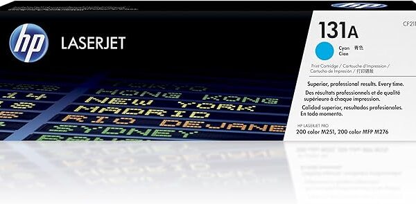 HP 131A Cyan Original LaserJet Toner Cartridge - CF211A