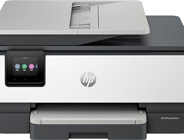 HP OfficeJet Pro 8123 All-in-One Printer, Color, Print, Copy, Scan, Wireless, Automatic document feeder, Two-sided printing, Touchscreen, Quiet mode, Light Cement - 405W0C Visit the HP Store