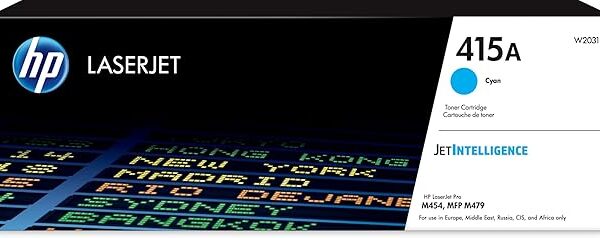 Hp  415A Original Laserjet Toner Cartridge, Cyan, Single Pack - W2031A