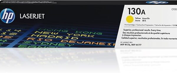 Hp 130A Original Laserjet Toner Cartridge, Yellow - Cf352A