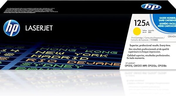 Hp 125a Laserjet Yellow Toner Cartridge - Cb542a
