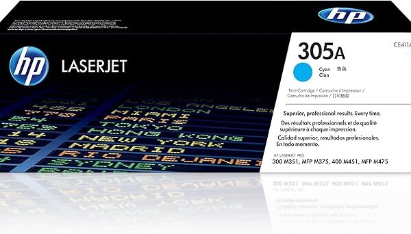 Hp 305A Cyan Original Laserjet Toner Cartridge - Ce411A