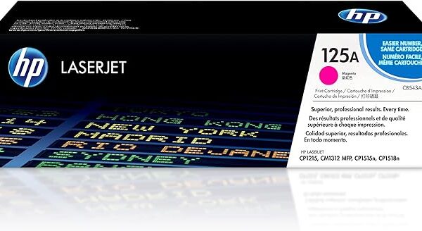 Hp 125A Magenta Original Laserjet Toner Cartridge - Cb543A