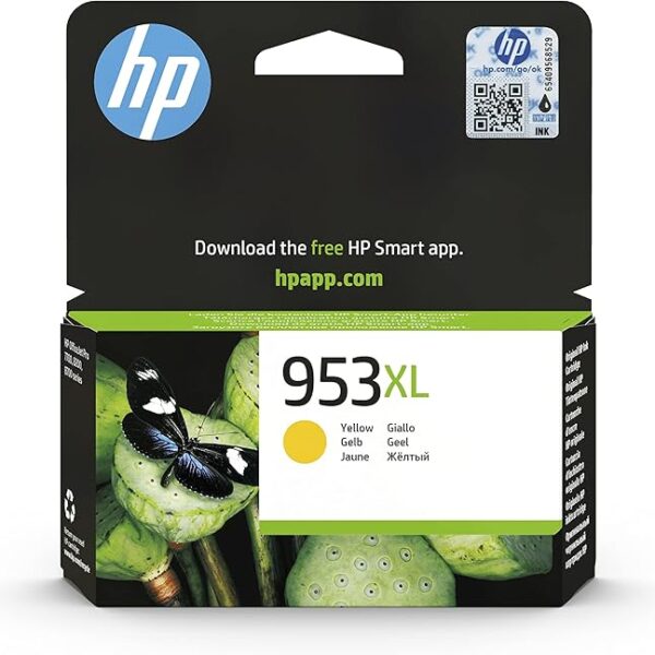 Hp 953xl high yield yellow original ink cartridge - f6u18ae Visit the HP Stor