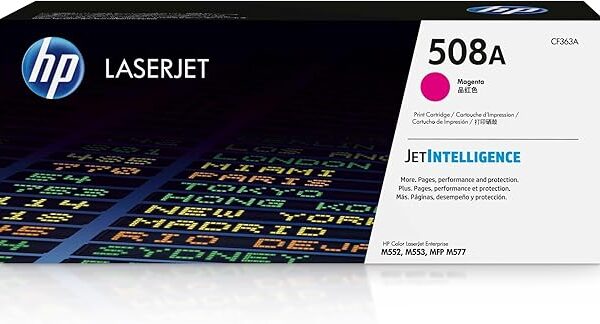 Hp 508A Magenta Original Laserjet Toner Cartridge - Cf363A