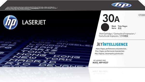 Hp 30A Laserjet Toner Cartridge - Cf230A, Black