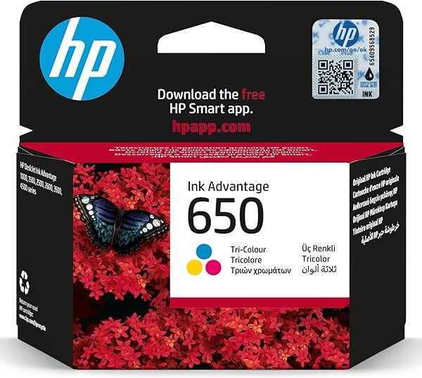 Hp 650 Tri-Color Original Ink Advantage Cartridge - Cz102Ak Bhl