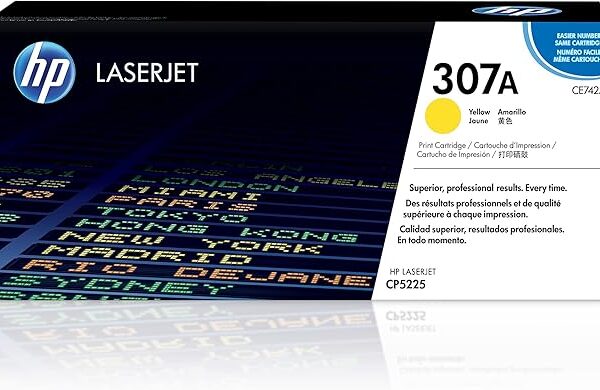 Hp 307A Yellow Original Laserjet Toner Cartridge - Ce742A