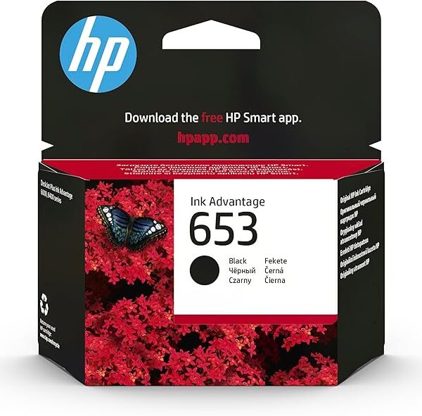 Hp 653 Black Original Ink Advantage Cartridge - 3Ym75Ae Visit the HP Store