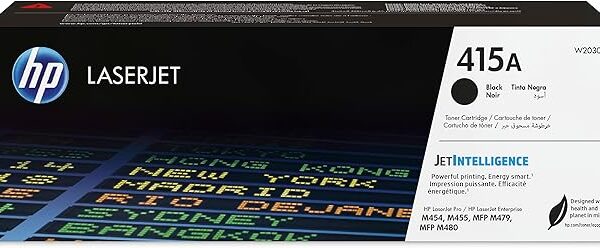 HP 415A Black LaserJet Original Toner Cartridge - W2030A