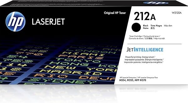 HP 212A Black Original LaserJet Toner Cartridge - W2120A