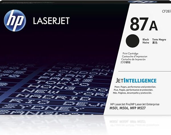 Hp 87A Hewlett Packard Original Laserjet Colour Sphere Toner Cartridge, Black - Cf287A