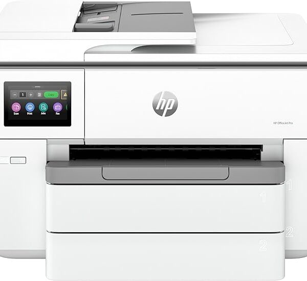 HP OfficeJet Pro 9730 All-in-One Printer, Large Format Print and Scan, Double Letter A3, Compatible Colors in P3, Wireless, Cybersecurity WolfPro, Ideal Architects and Designers (537P5C)