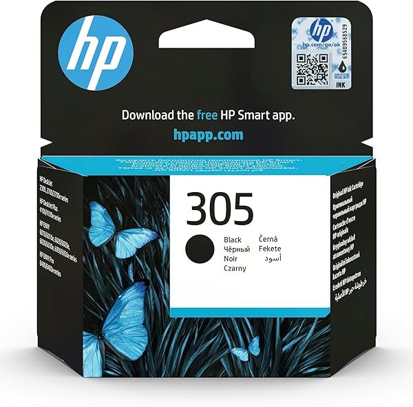 HP 305 Black Original Ink Cartridge - 3YM61AE Visit the HP Store