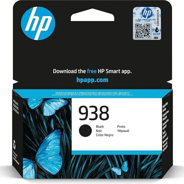 HP Original 938 Ink Cartridge – Black (4S6X8PE) Visit the HP Store